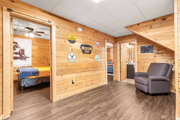 Basement sitting area