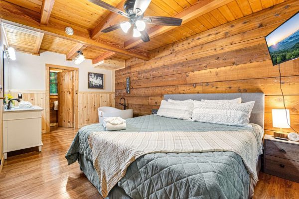 King Bed in Main Level Bedroom