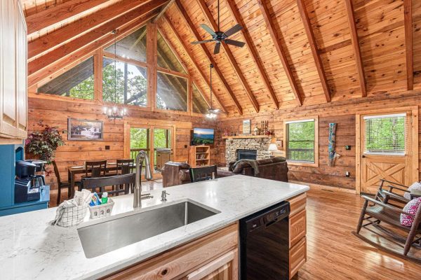 Main Level from Kitchen View